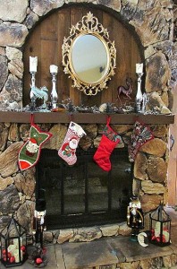 Mantle Decorated Mantle