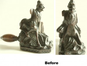 Man on Horse (before) Man on Horse (before)